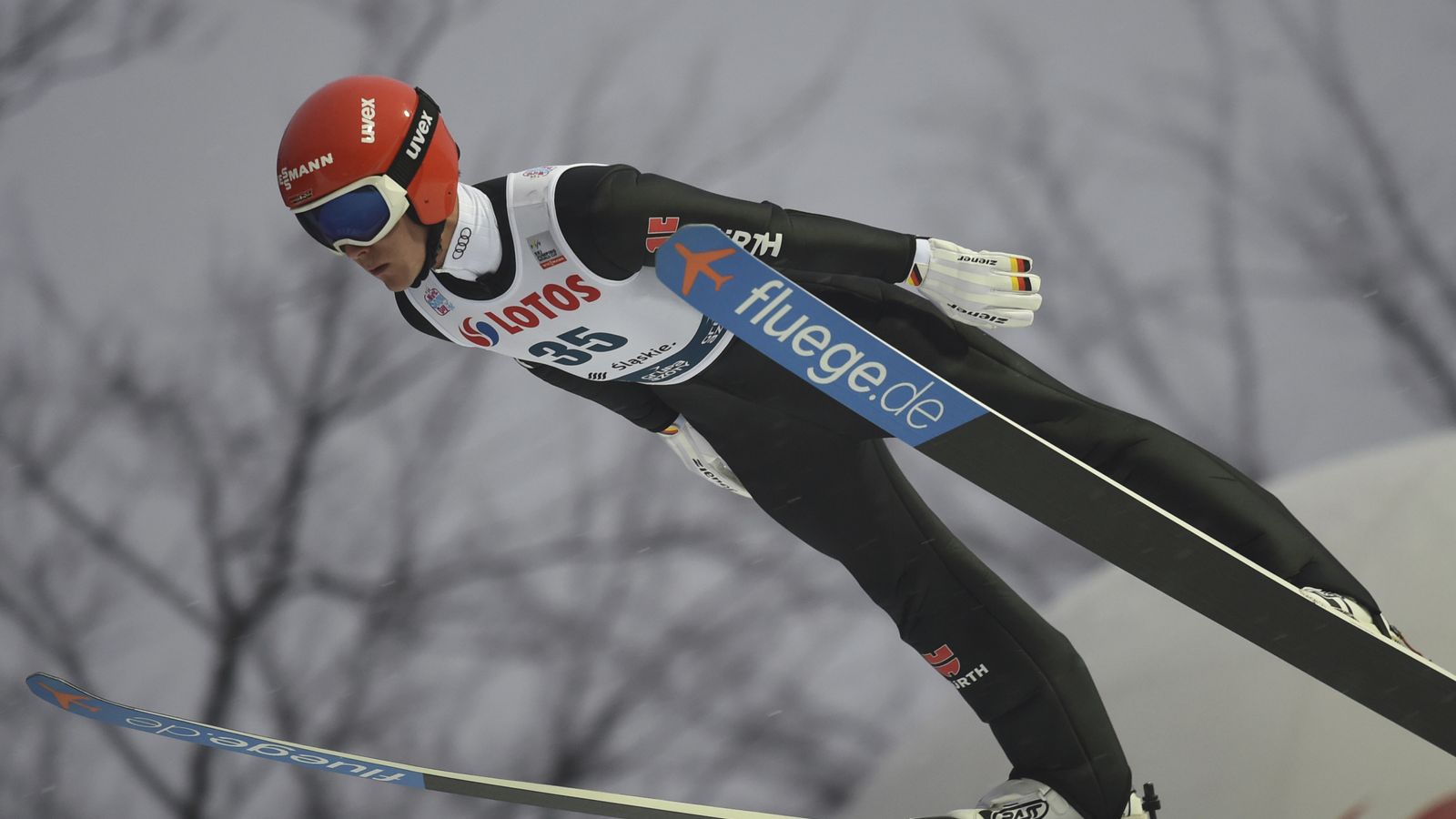 Skispringen Leyhe springt zum ersten Mals aufs Podest Wintersport