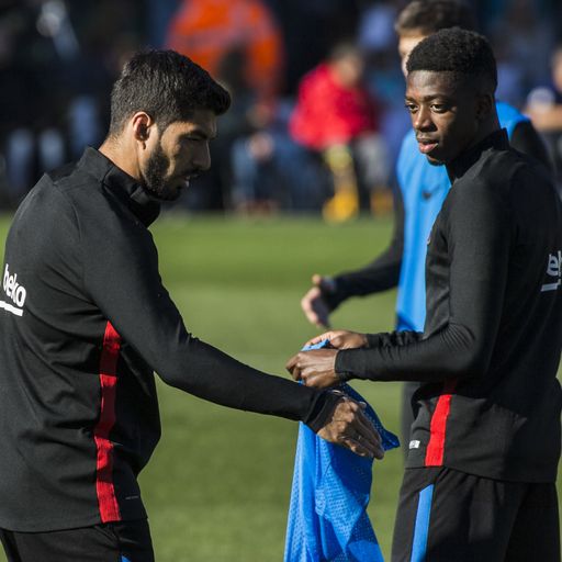 Suarez nimmt sich Dembele zur Brust