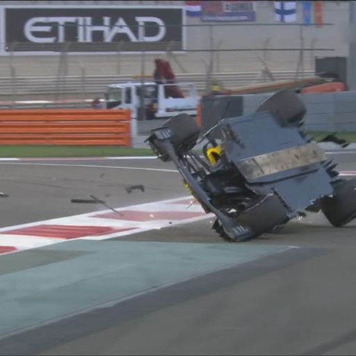 Horror-Crash von Hülkenberg überschattet Hamilton-Sieg