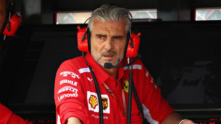 Ferrari-Teamchef Maurizio Arrivabene soll Zoff mit Technikchef Mattia Binotto haben.