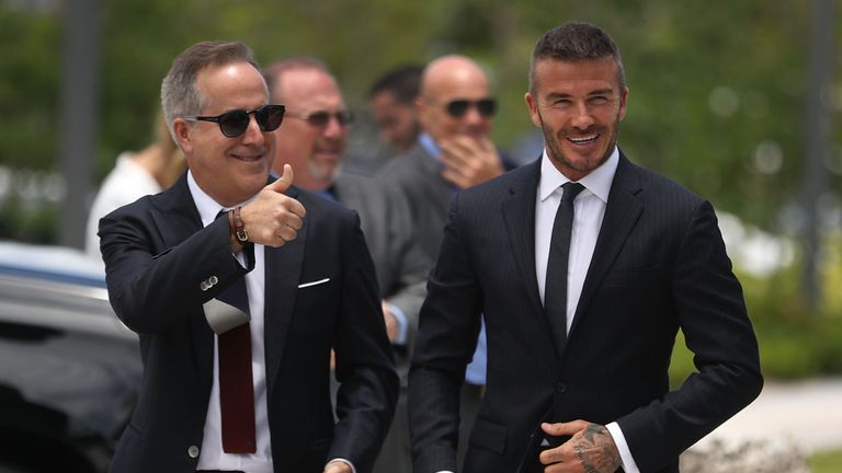 David Beckham darf über die über die Pacht eines Grundstücks für ein neues Stadion verhandeln.