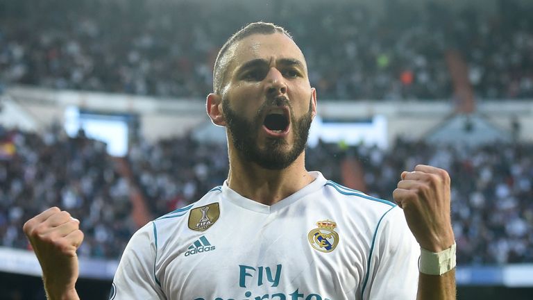 Platz 4: Karim Benzema - 108 Spiele, 59 Tore