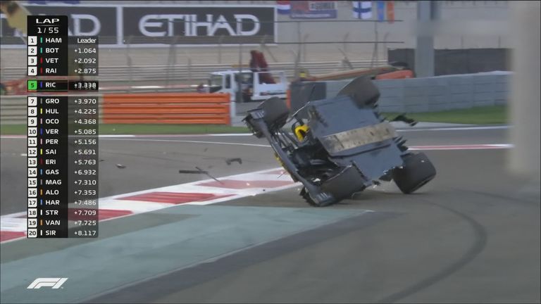 Nico Hülkenberg überschlägt sich beim Saisonfinale in Abu Dhabi