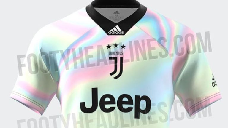 Das Trikot von Juventus Turin - Vorderansicht (Quelle: footyheadlines)