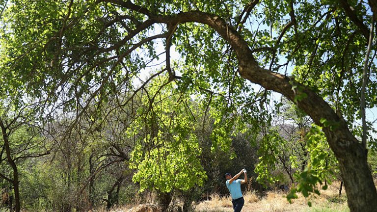 Martin Kaymer spielt die finale Runde bei der Nedbank Golf Challenge in Sun City.