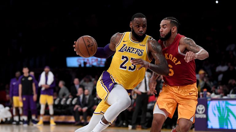 Lakers-Star LeBron James macht gegen die Pacers 38 Punkte und neun Rebounds
