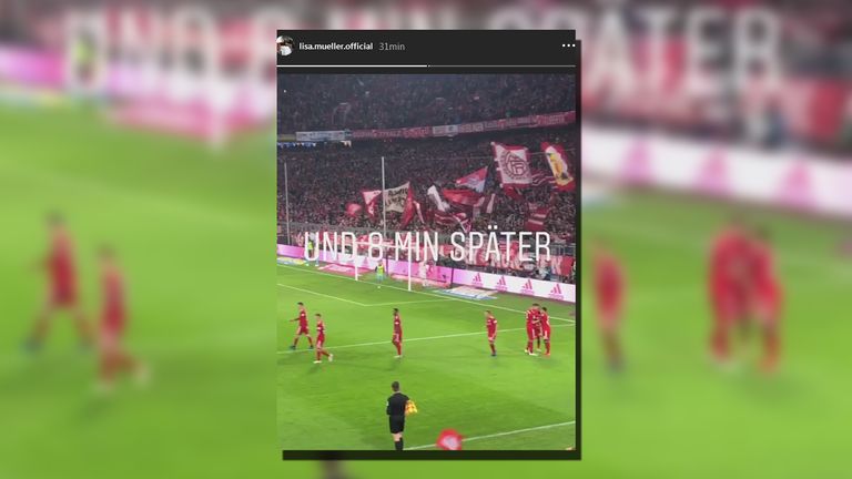 Lisa Müller ledert bei Instagram gegen Niko Kovac. (Quelle: https://www.instagram.com/lisa.mueller.official) 