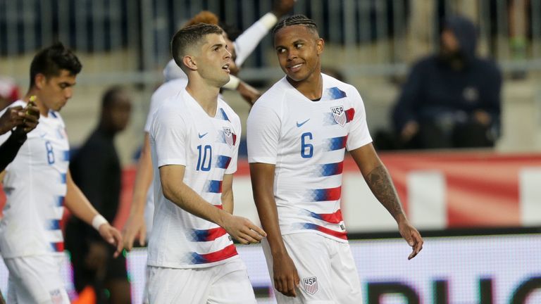 Christian Pulisic (l.) und Weston McKennie sind gut befreundet.