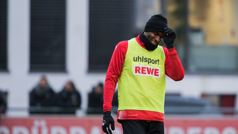 Anthony Modeste darf noch nicht für den 1. FC Köln spielen.