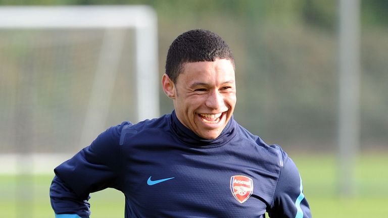 ST ALBANS, ENGLAND - DECEMBER 5: of Arsenal during a training session at London Colney on December 5, 2011 in St Albans, England. (Photo by David Price/Arsenal FC via Getty Images)