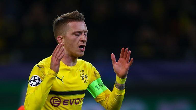 Marco Reus und seine Dortmunder reicht gegen den FC Brügge ein schmuckloses 0:0, um ins Achtelfinale einzuziehen.