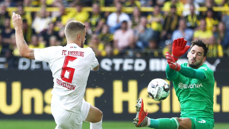 18. Roman Bürki (Borussia Dortmund, 10 Liga-Einsätze) - Gegentore: 10, Gegentore pro Spiel: 1,0, Zu-Null-Spiele: 4