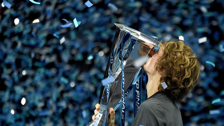 Alexander Zverev gewann erstmals die ATP-Finals.