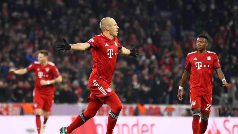 Bayern-Star Arjen Robben freut sich auf das Kräftemessen mit dem FC Liverpool.