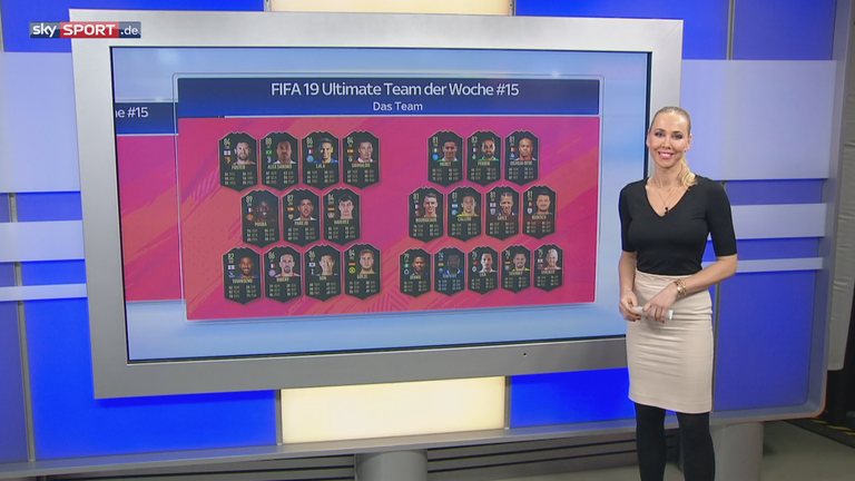 Sky Sport News HD schaut auf das aktuelle FIFA Ultimate Team der Woche.