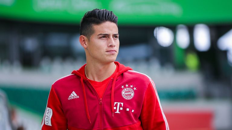 James Rodriguez besitzt beim FC Bayern einen Vertrag bis zum Sommer 2019.