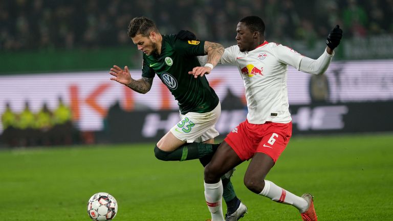 ABWEHR - Ibrahima Konate (RB Leipzig) agierte in einem temporeichen Spiel gegen Borussia Mönchengladbach souverän.
