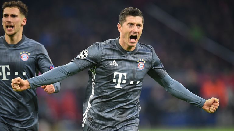 Robert Lewandowski ist mit acht Toren der Top-Torjäger der Champions League.