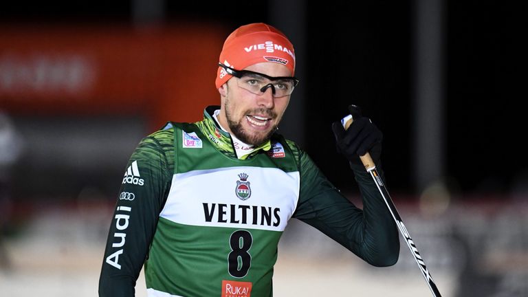 Johannes Rydzek läuft in Lillehammer aufs Podium.