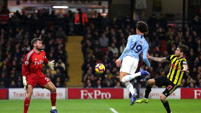 Leroy Sane erzielt seinen sechsten Saisontreffer. 