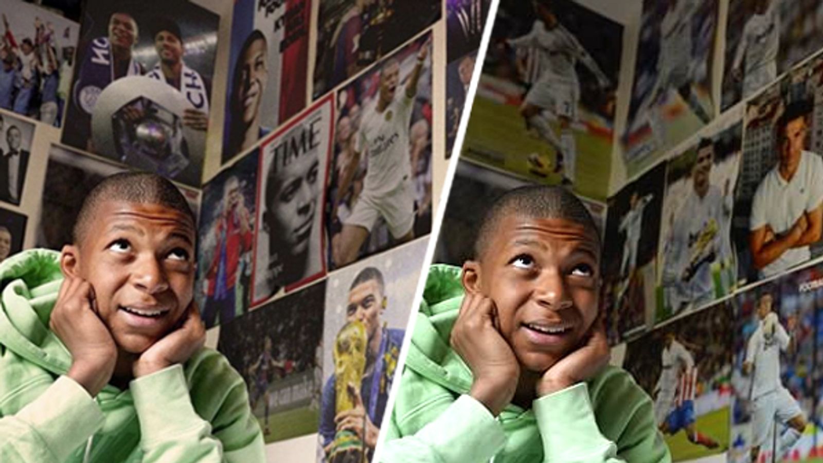 Mbappe ersetzt Ronaldo-Poster mit eigenen | Fußball News ...