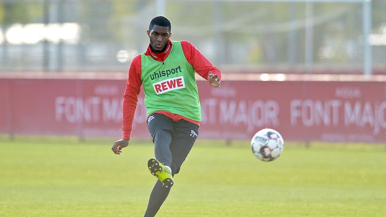 Anthony Modeste kann seit seiner Rückkehr zum 1. FC Köln nur trainieren, da der Klub noch keine Spielgenehmigung für den Franzosen besitzt.