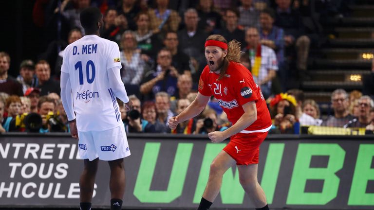Mikkel Hansen zeigte gegen Frankreich eine überragende Leistung