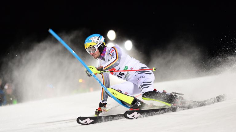 Felix Neureuther wird in Schladming gefeiert.