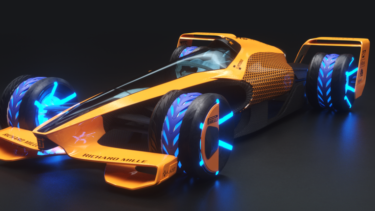 Sieht so das F1-Auto der Zukunft aus? (Quelle: McLaren)
