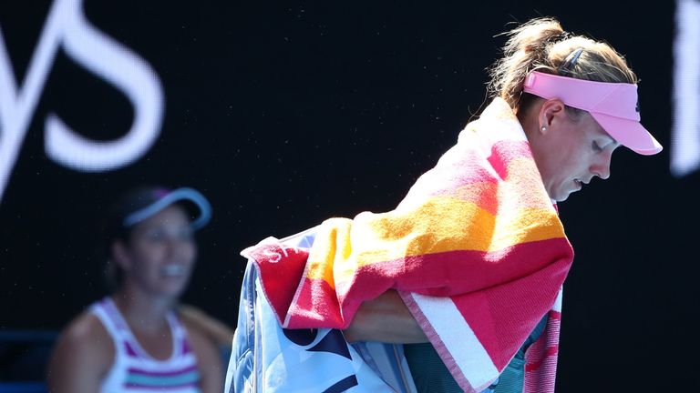 Angelique Kerber scheitert bei den Australian Open nach 56 Minuten an Danielle Collins.
