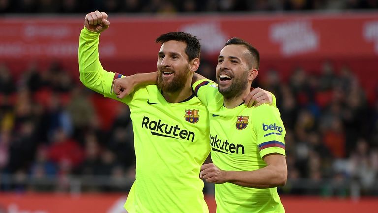 Lionel Messi traf zum 2:0-Endstand für Barca gegen den FC Girona.