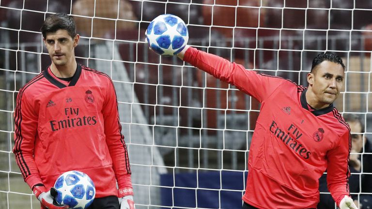 Courtois Navas (l.) und Keylor Navas fallen verletzt aus.