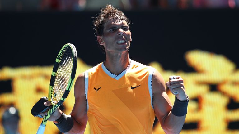 Im Schnelldurchgang zieht Rafael Nadal bei den Australian Open in die zweite Runde ein.
