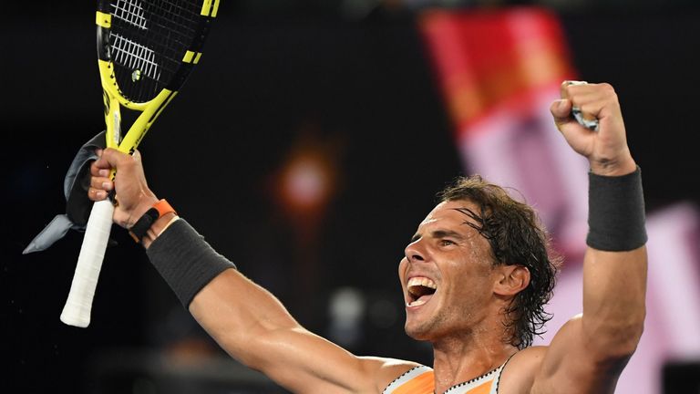 Rafael Nadal steht im Finale der Australian Open in Melbourne