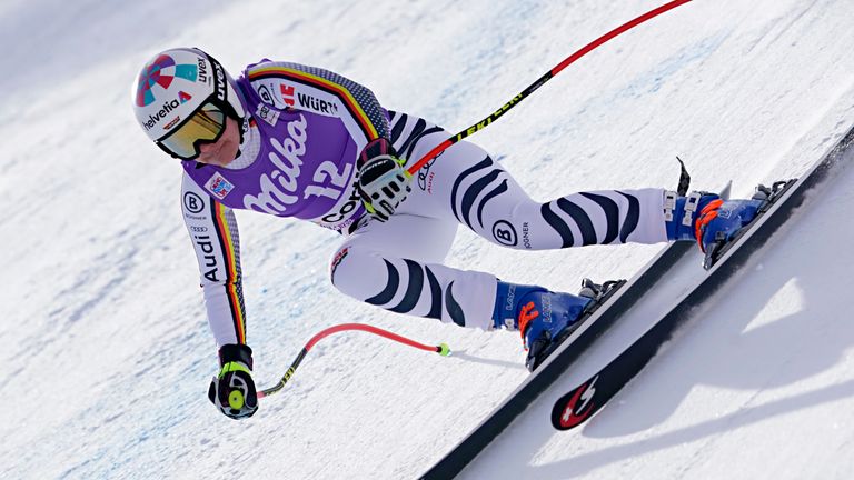 Viktoria Rebensburg landet in Cortina auf dem 5. Platz.