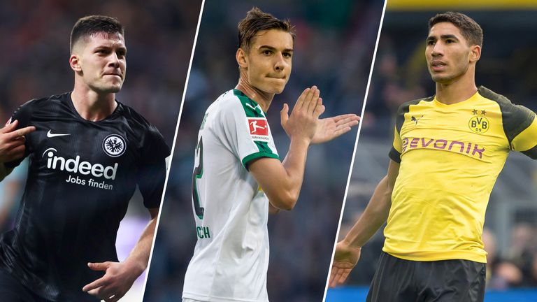 Jovic, Neuhaus und Hakimi gehören zu den Senkrechtstartern der Bundesliga-Hinrunde.