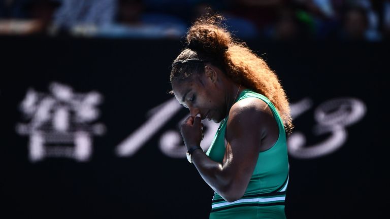 Serena Williams hat bei den Australian Open gegen Karolina Pliskova verloren