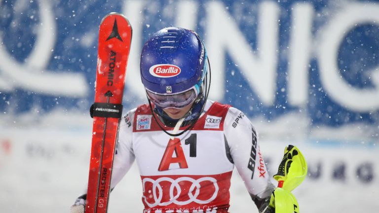 Mikaela Shiffrin ist zum ersten in der Saison beim Slalom nicht ganz oben auf den Podest.