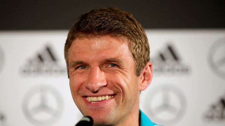 Thomas Müller ist immer für einen Lacher gut.