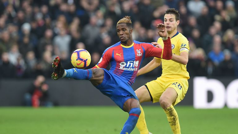 Wilfried Zaha steht beim BVB ganz oben auf der Wunschliste.