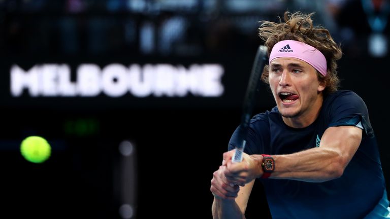 Alexander Zverev zieht ins Achtelfinale der Australian Open ein.