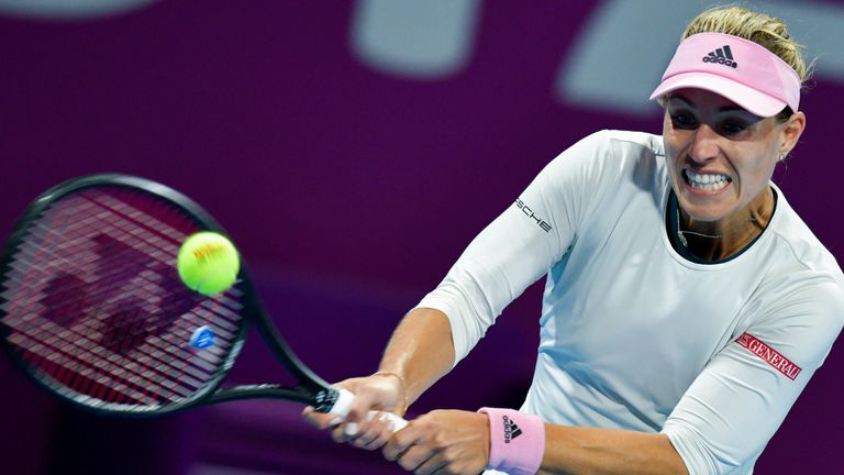 Angelique Kerber zieht in Doha ins Halbfinale ein.