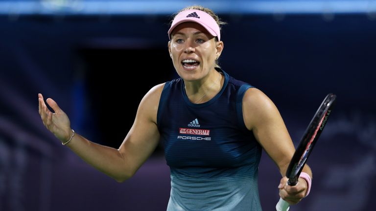 Angelique Kerber erlebt bittere Pleite in Dubai.
