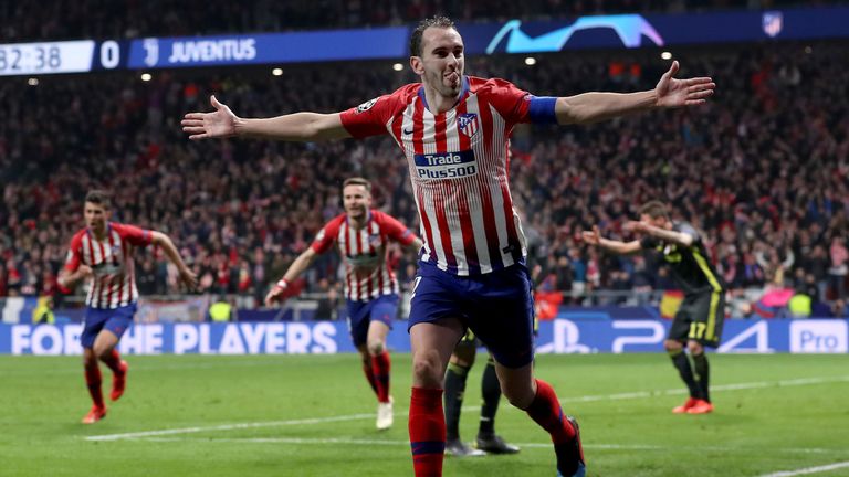 Diego Godin bejubelt seinen Treffer zum 2:0 gegen Juventus Turin.