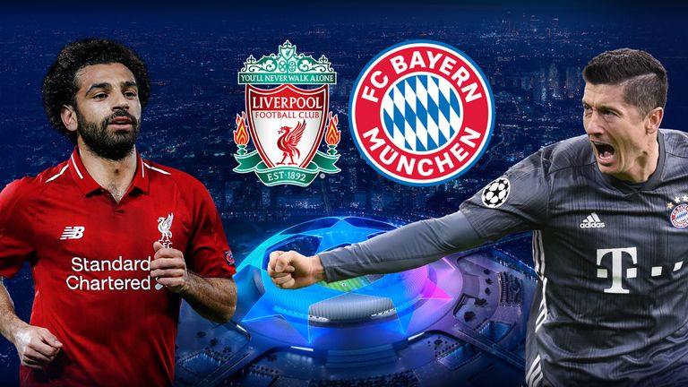 Der FC Liverpool mit Mohamed Salah (r.) empfängt im Hinspiel des Champions-League-Achtelfinals den FC Bayern München um Robert Lewandowski.