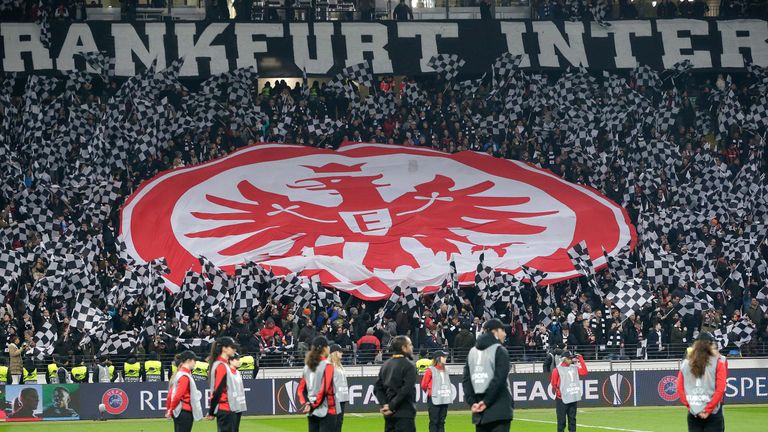 Die Fans von Eintracht Frankfurt sorgen in Europa bei jedem Spiel für Furore.