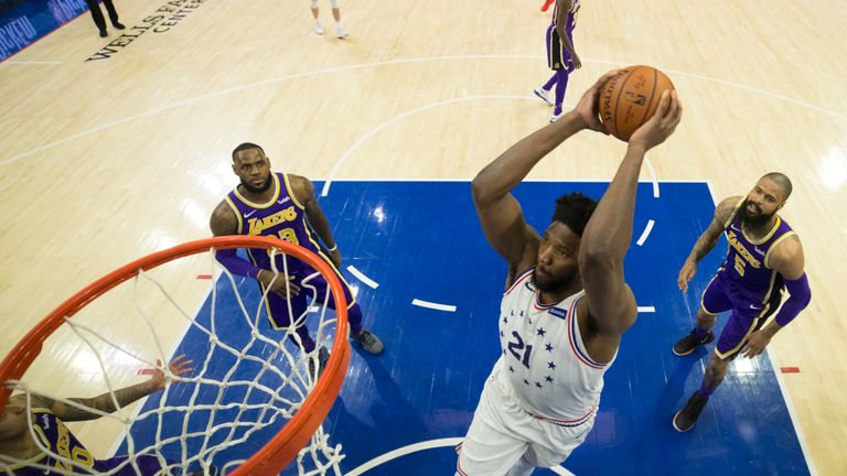LeBron James und seine LA Lakers verlieren gegen die Philadelphia 76ers.