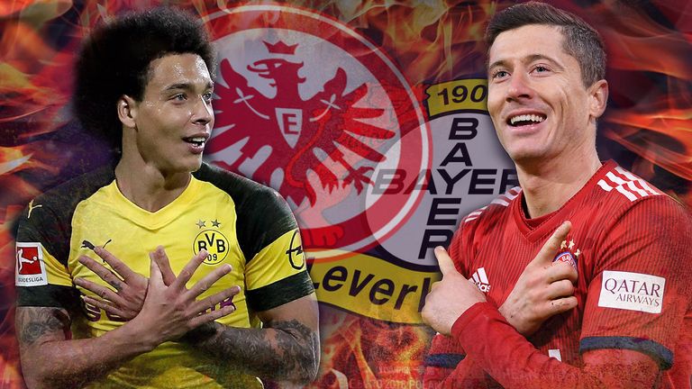 Axel Witsel und Robert Lewandowski (r.) stehen am 20. Spieltag mit dem BVB bzw. FC Bayern vor schwierigen Auswärtsaufgaben.