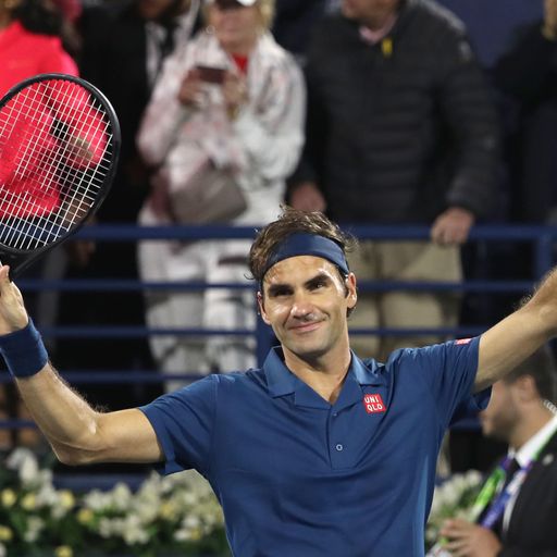 ATP Dubai: Federer besiegt Coric und greift nach seinem 100. Titel