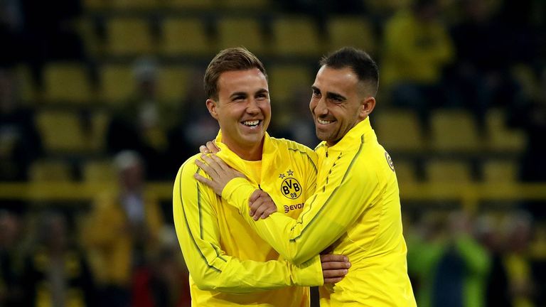 Mario Götze und Paco Alcacer stehen beide in der Dortmunder Startelf gegen Tottenham.